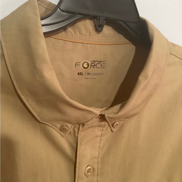 Carhartt Force 4XL Short Sleeve Men’s Shirt - Picture 2 of 8